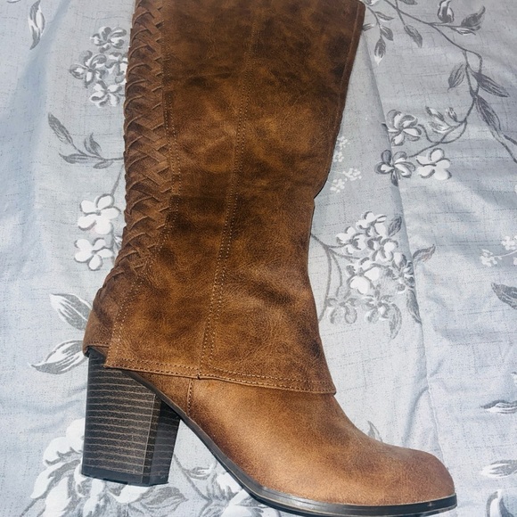 Fergalicious Tan Heeled Boots - Picture 6 of 13